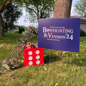 Open image in slideshow, Bowhunting &amp; Venison Campaign Yard Sign
