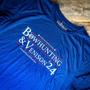 Open image in slideshow, Bowhunting &amp; Venison political campaign shirt 
