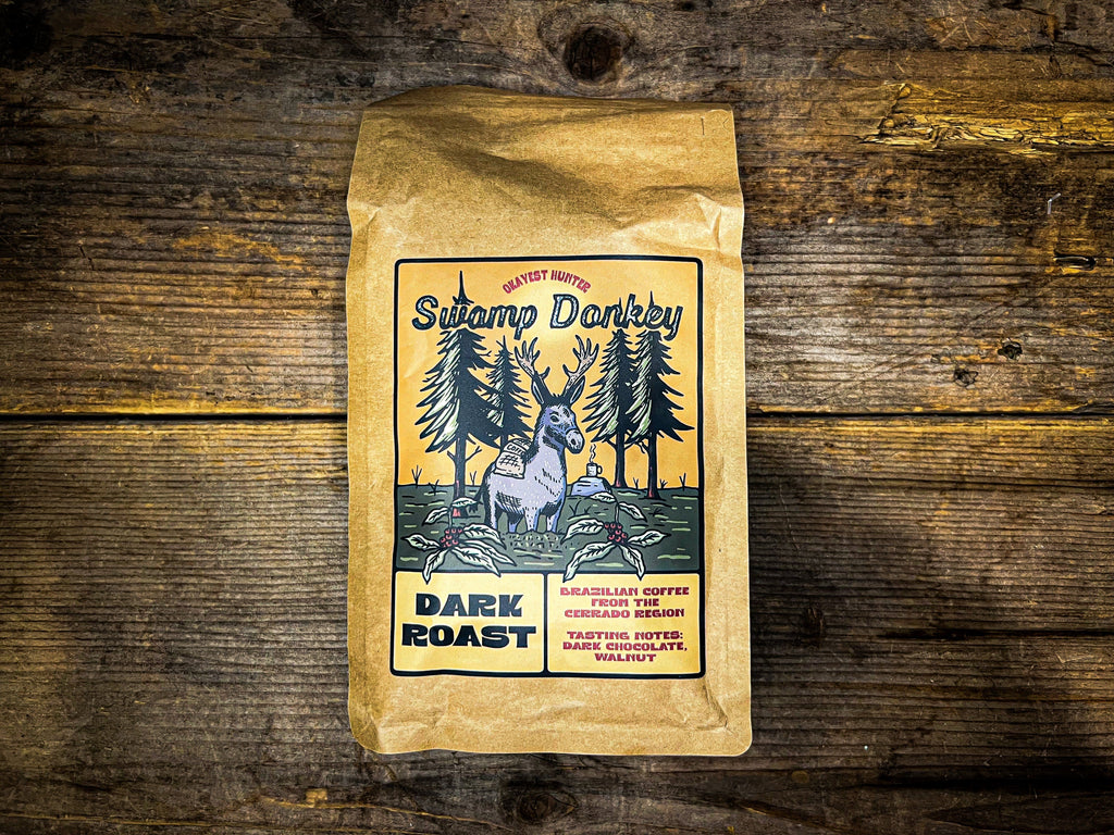 Swamp Donkey Dark Roast Hunt Camp Coffee